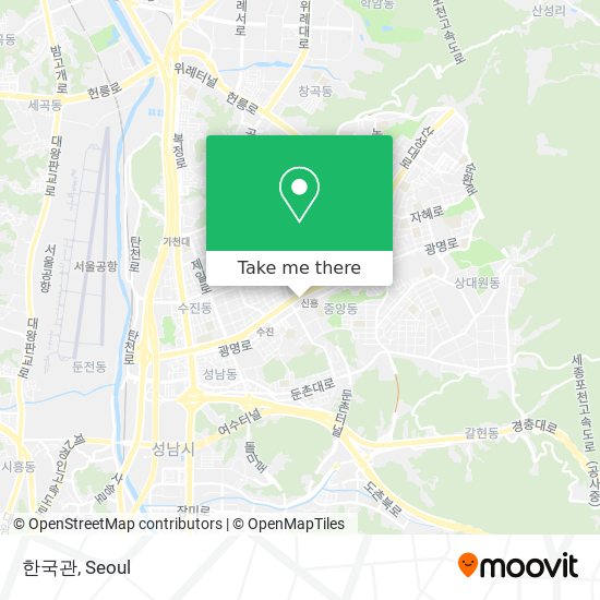 한국관 map