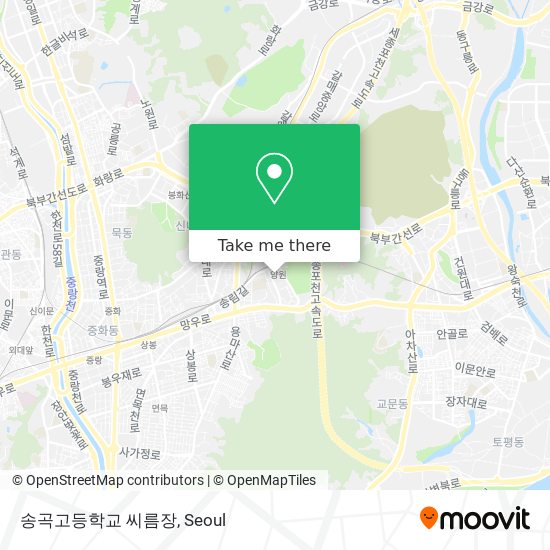 송곡고등학교 씨름장 map