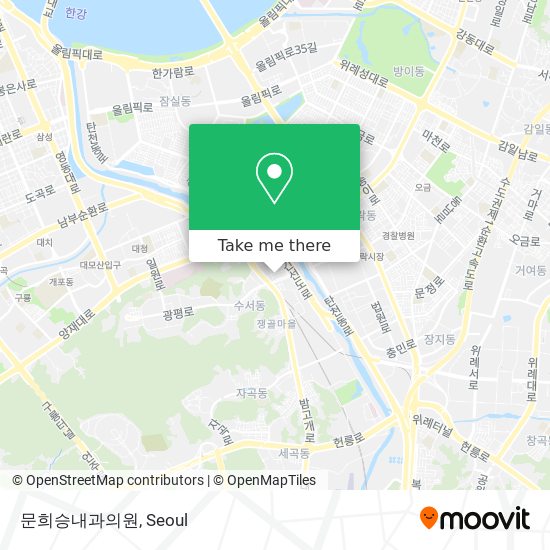 문희승내과의원 map
