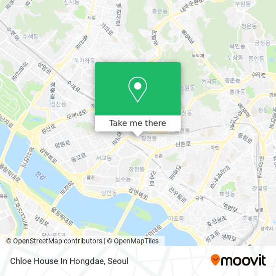 Chloe House In Hongdae map