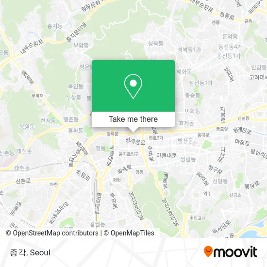 종각 map