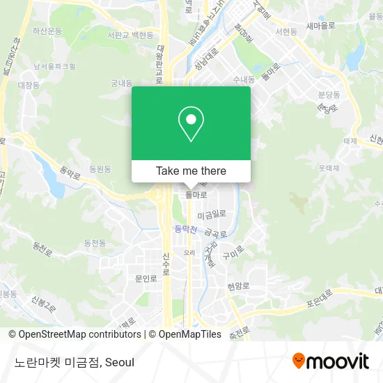 노란마켓 미금점 map