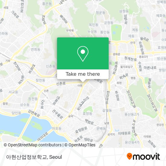아현산업정보학교 map