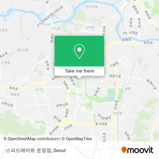 스피드메이트 운정점 map