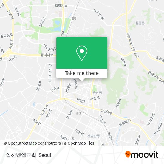 일산벧엘교회 map