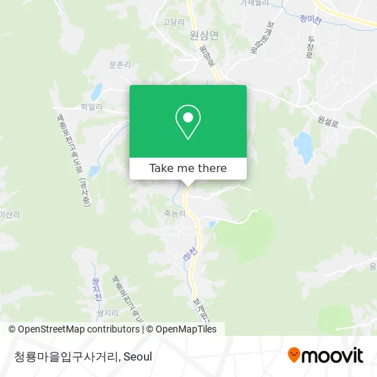 청룡마을입구사거리 map