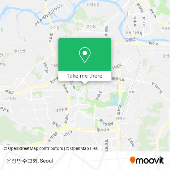 운정방주교회 map