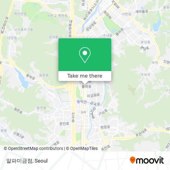 알파미금점 map