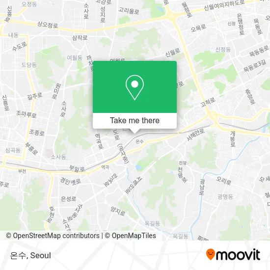 온수 map