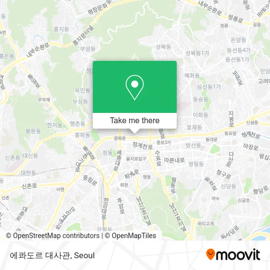 에콰도르 대사관 map