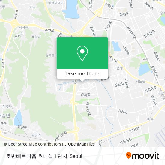 호반베르디움 호매실 1단지 map