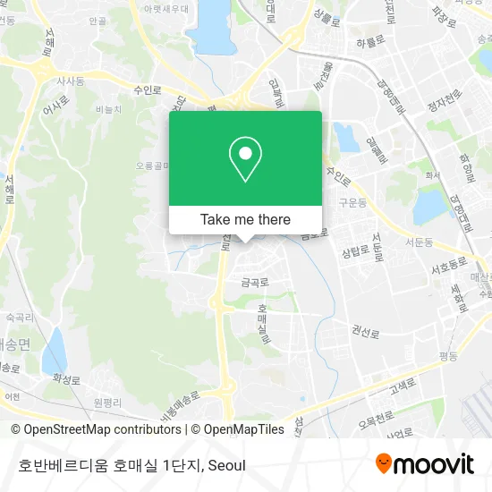 호반베르디움 호매실 1단지 map