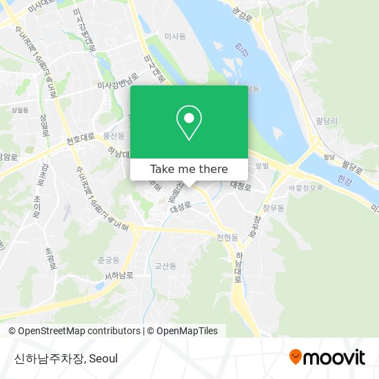 신하남주차장 map