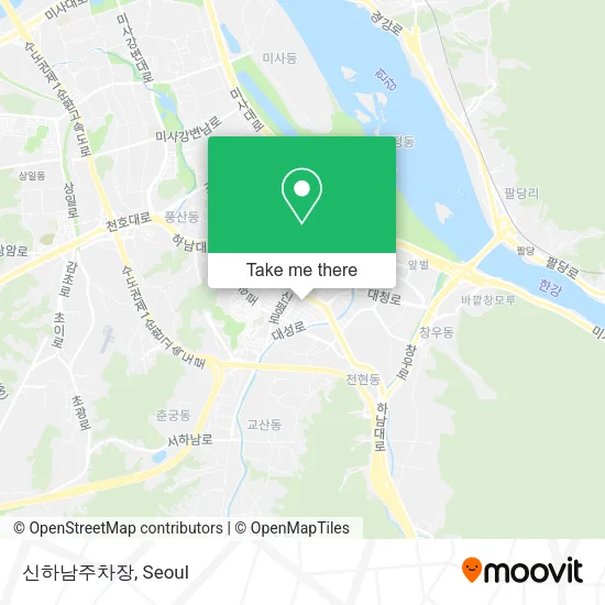 신하남주차장 map