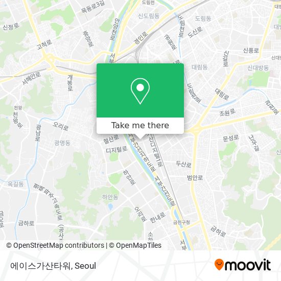 에이스가산타워 map