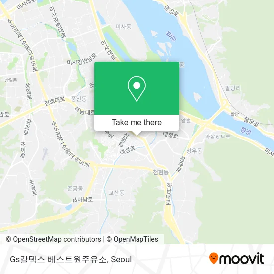 Gs칼텍스 베스트원주유소 map