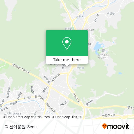 과천이용원 map