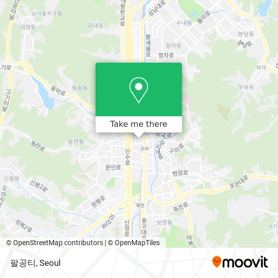 팔공티 map