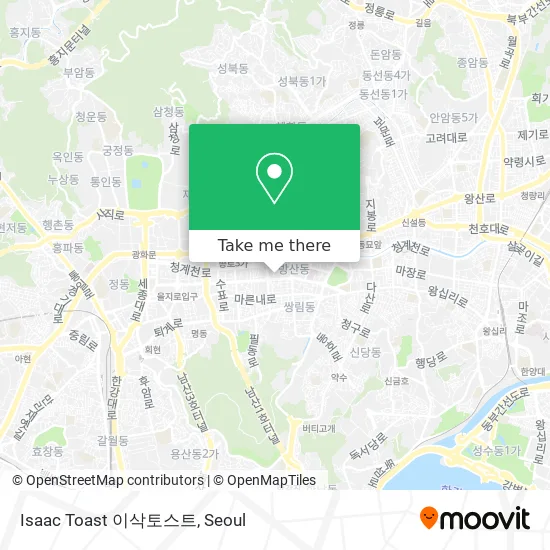 Isaac Toast 이삭토스트 map