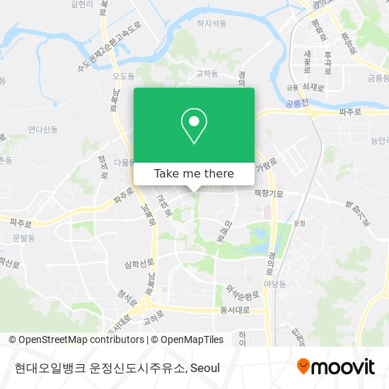 현대오일뱅크 운정신도시주유소 map