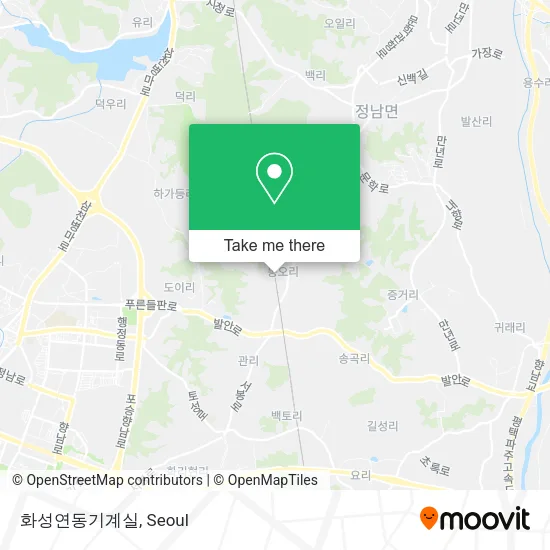 화성연동기계실 map