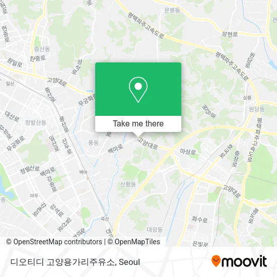 디오티디 고양용가리주유소 map
