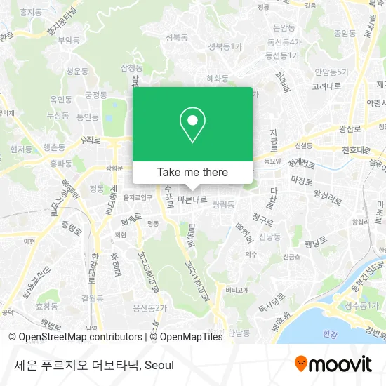 세운 푸르지오 더보타닉 map