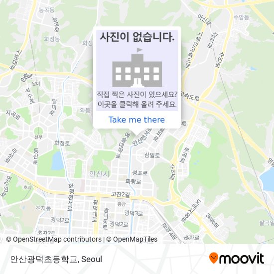 안산광덕초등학교 map