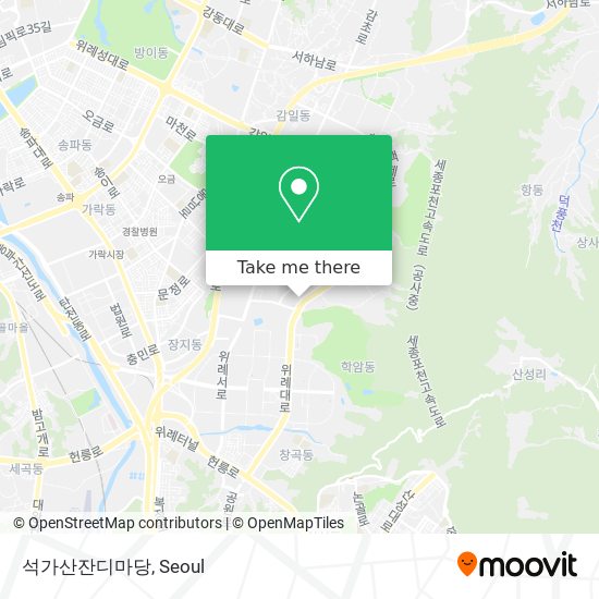 석가산잔디마당 map