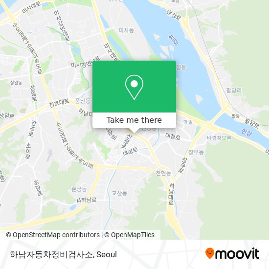 하남자동차정비검사소 map