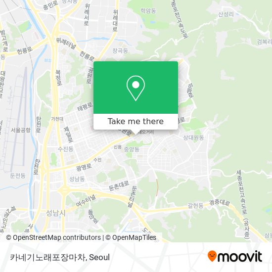 카네기노래포장마차 map