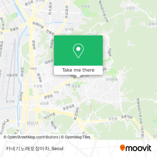 카네기노래포장마차 map