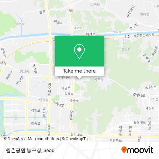 월촌공원 농구장 map