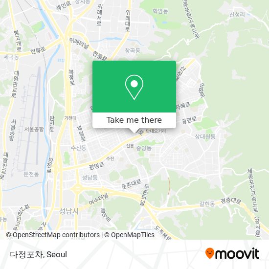 다정포차 map