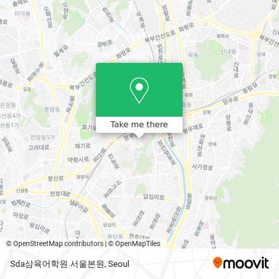 Sda삼육어학원 서울본원 map