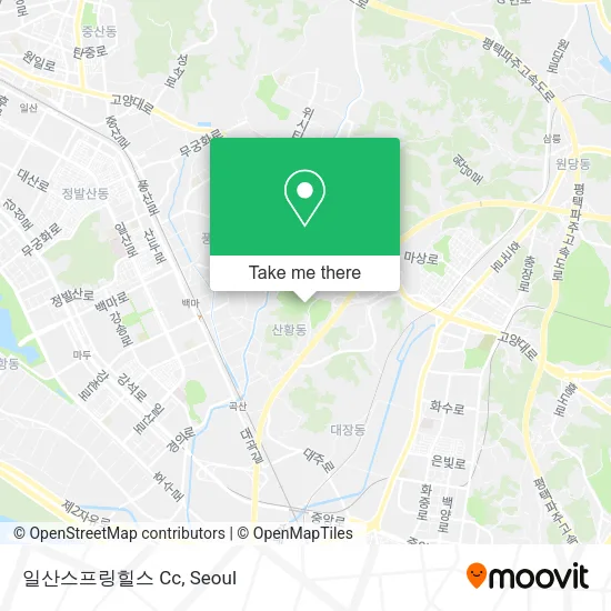 일산스프링힐스 Cc map