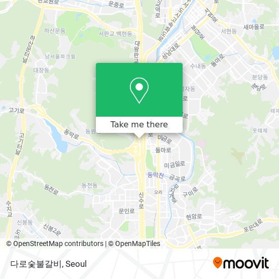 다로숯불갈비 map