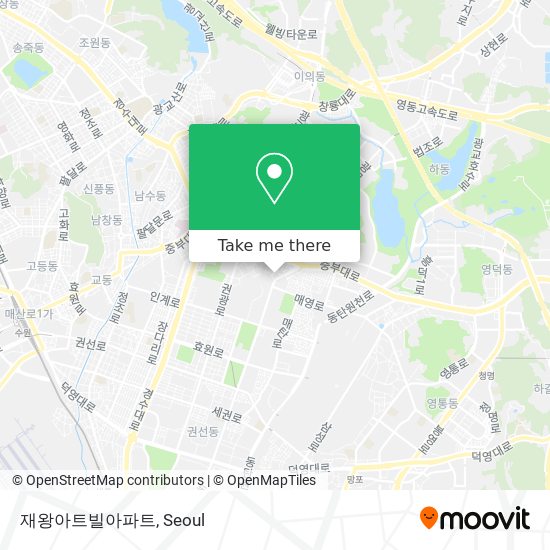 재왕아트빌아파트 map