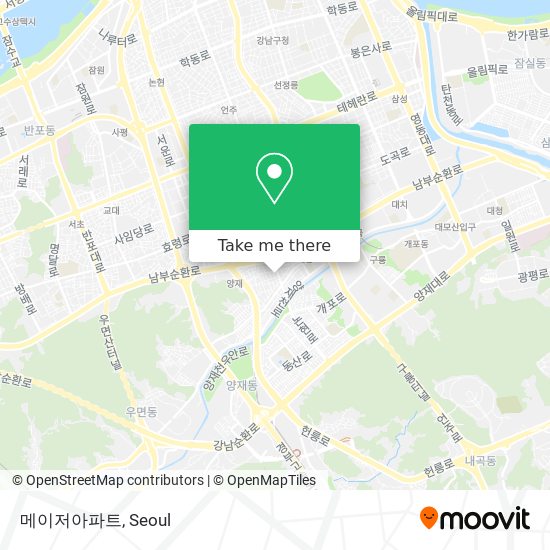 메이저아파트 map