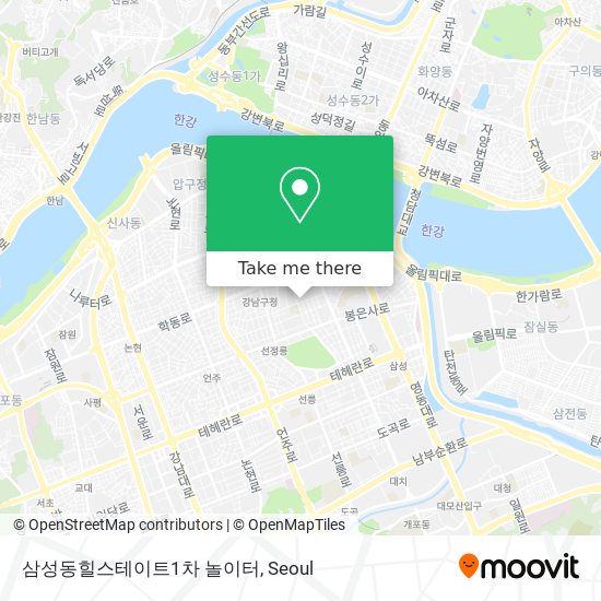 삼성동힐스테이트1차 놀이터 map