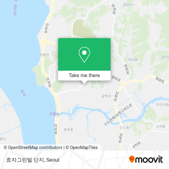 효자그린빌 단지 map