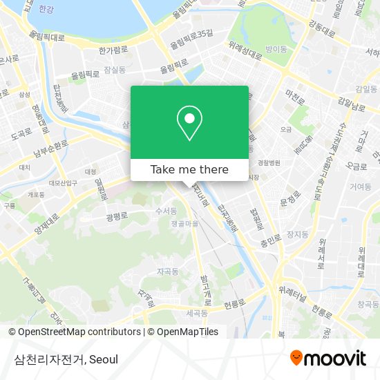 삼천리자전거 map