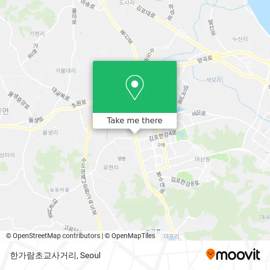 한가람초교사거리 map