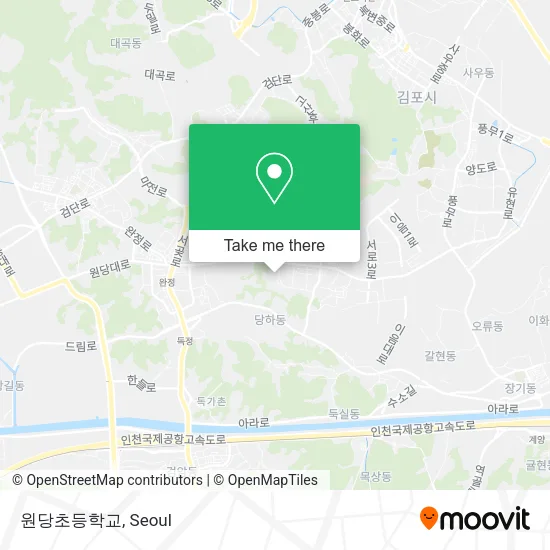 원당초등학교 map