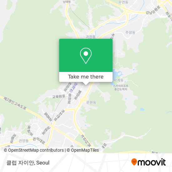 클럽 자이안 map