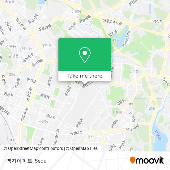 백자아파트 map