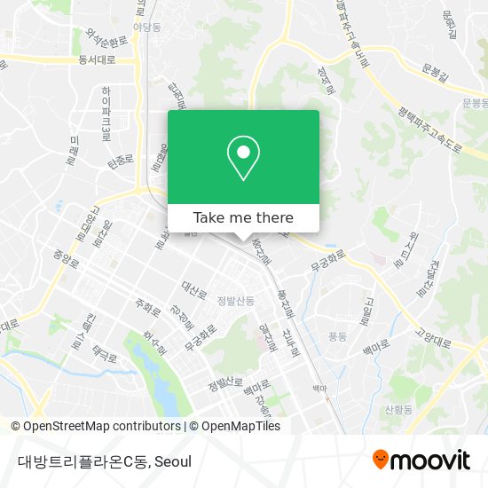 대방트리플라온C동 map
