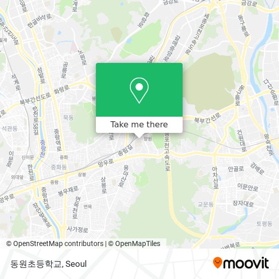 동원초등학교 map
