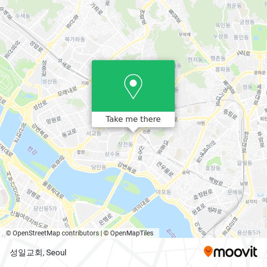 성일교회 map
