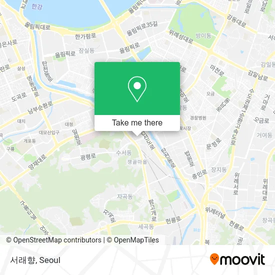 서래향 map